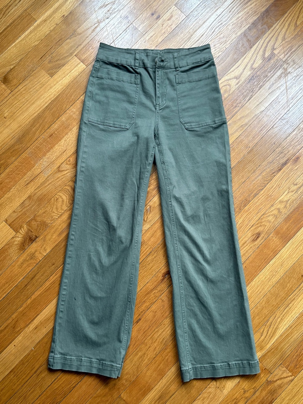 Olive Green Pants - Cotton